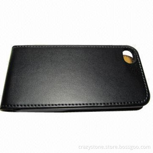 Flip Mobile Phone Leather Cover for iPhone 4